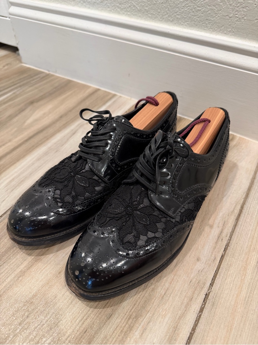Dolce & Gabbana Black Lace shoes
